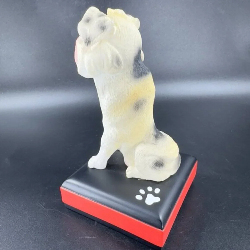 Twisted Whiskers Tough Guy Dog Figurine‎ Because Life Can Be Ruff Resin Figure